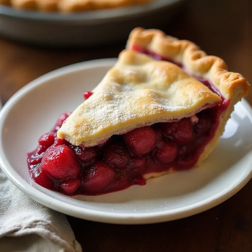 Berry Rhubarb Pie