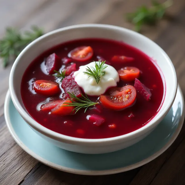 Russian Cabbage Borscht