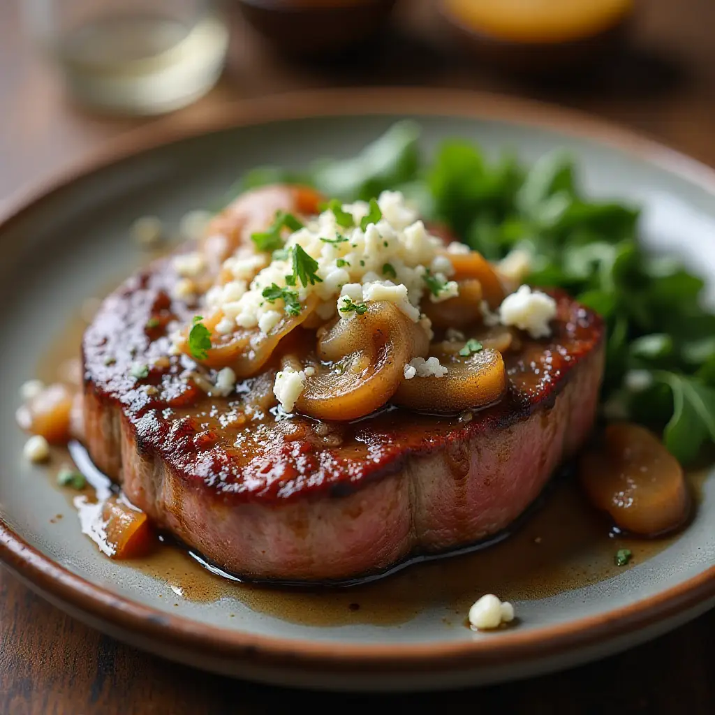 Smothered Filet Mignon