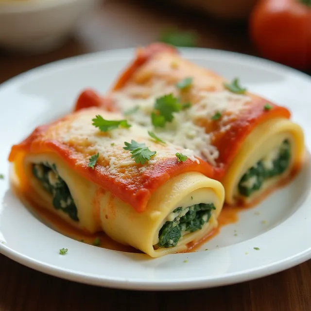 Lasagna Alfredo Roll Ups
