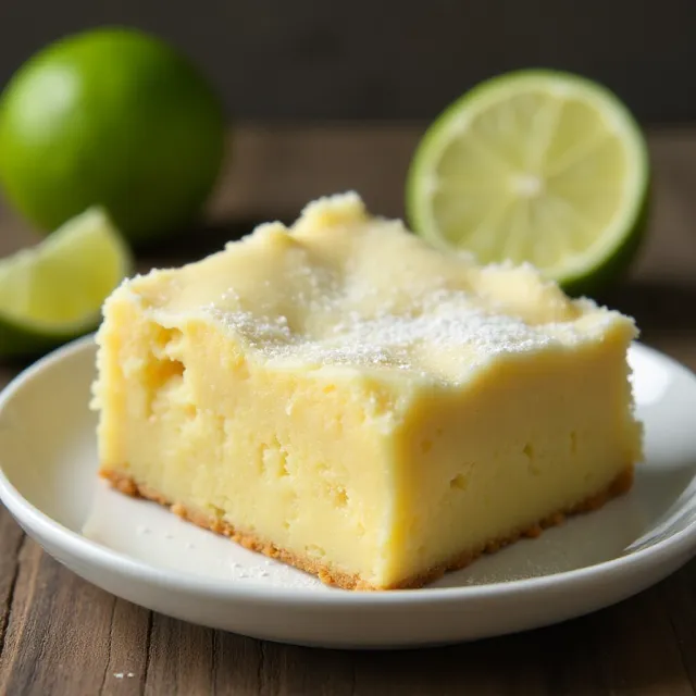 White Chocolate Lime Blondies