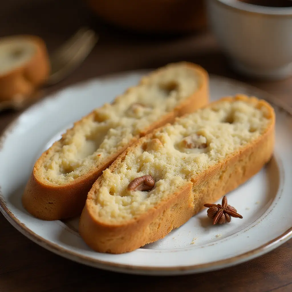 Anise Walnut Biscotti