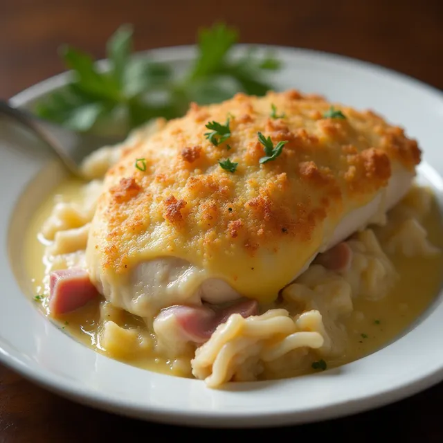 Slow Cooker Chicken Cordon Bleu