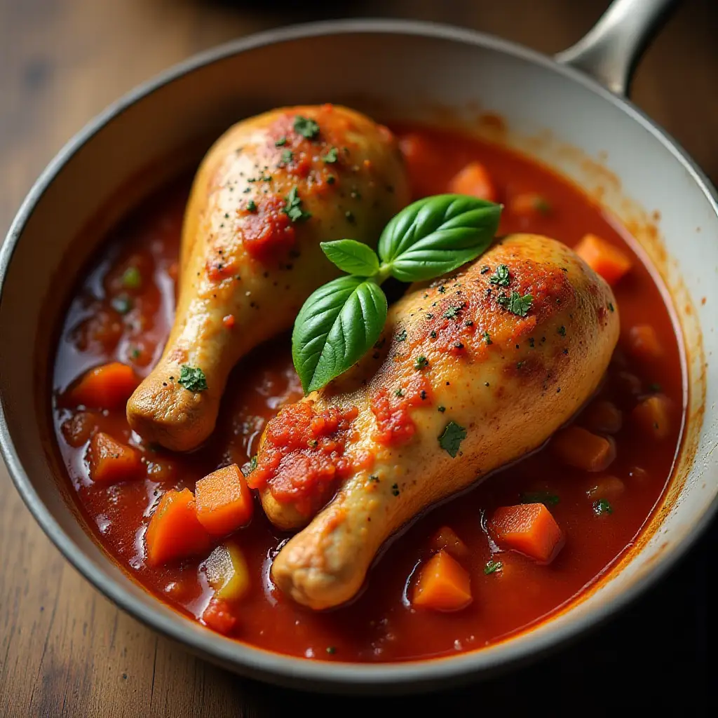 My Italian Grandfather's Chicken Cacciatore
