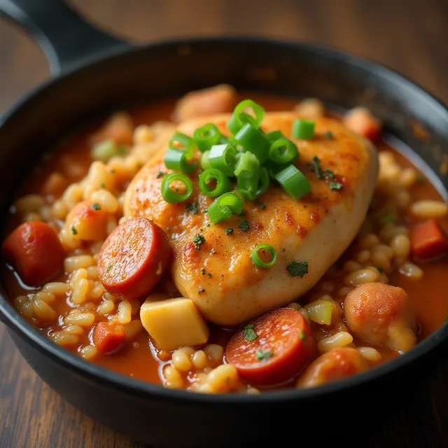 Chicken and Sausage Jambalaya