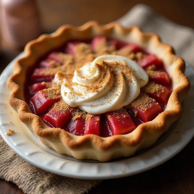 Easy Rhubarb Pie