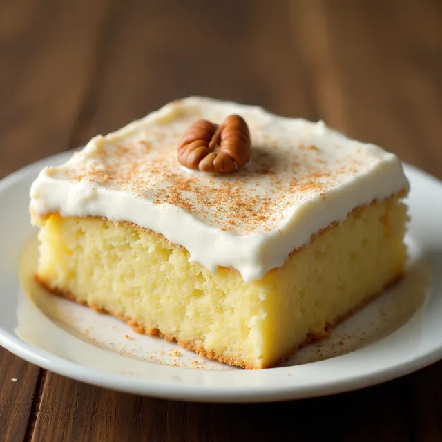 White Texas Sheet Cake