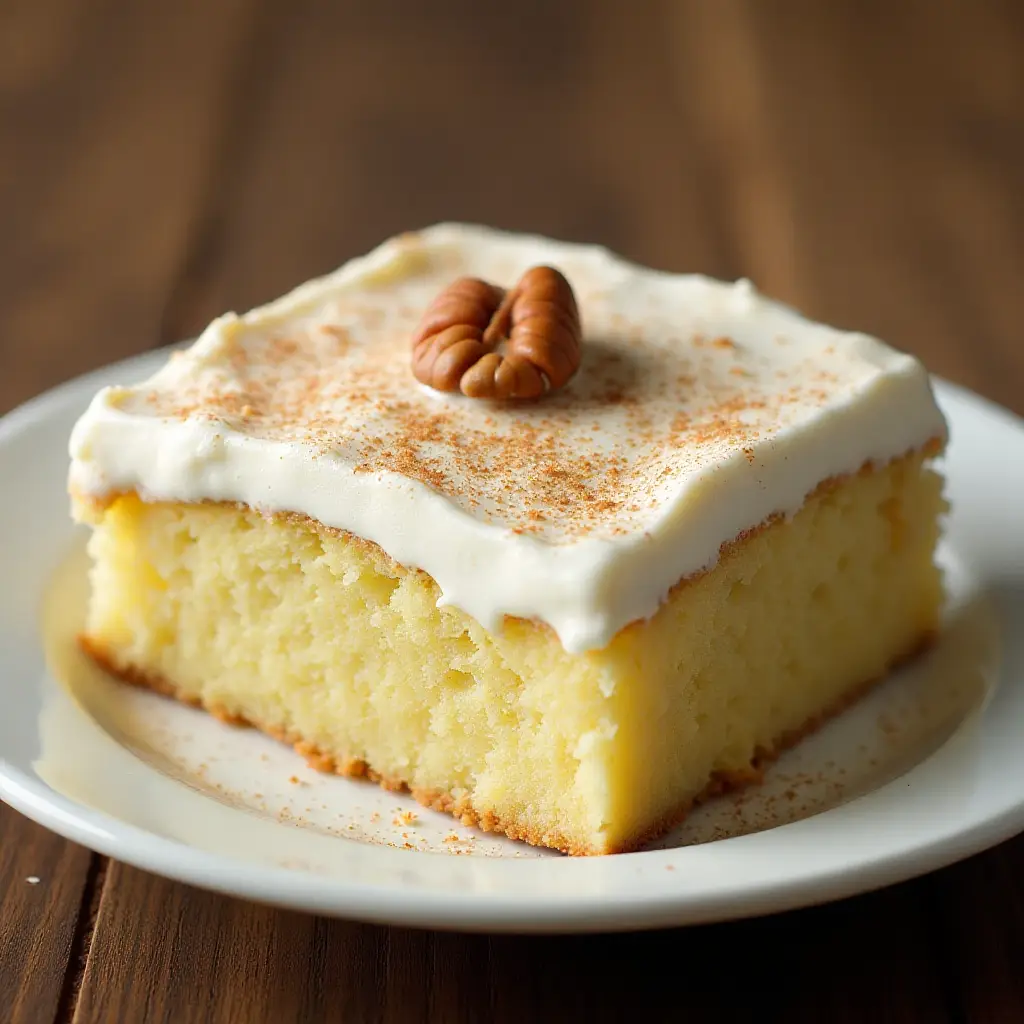 White Texas Sheet Cake