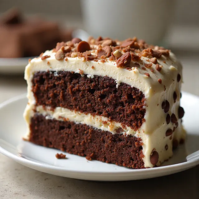 Chocolate Candy Bar Cake