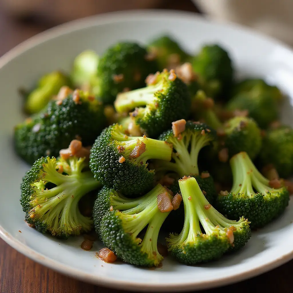 Miso Roasted Broccoli
