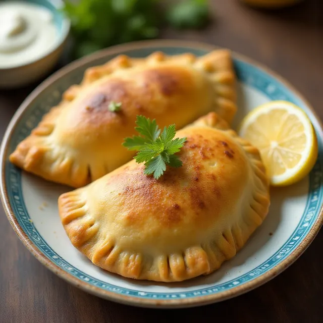 Baked Turkey Curry Empanadas