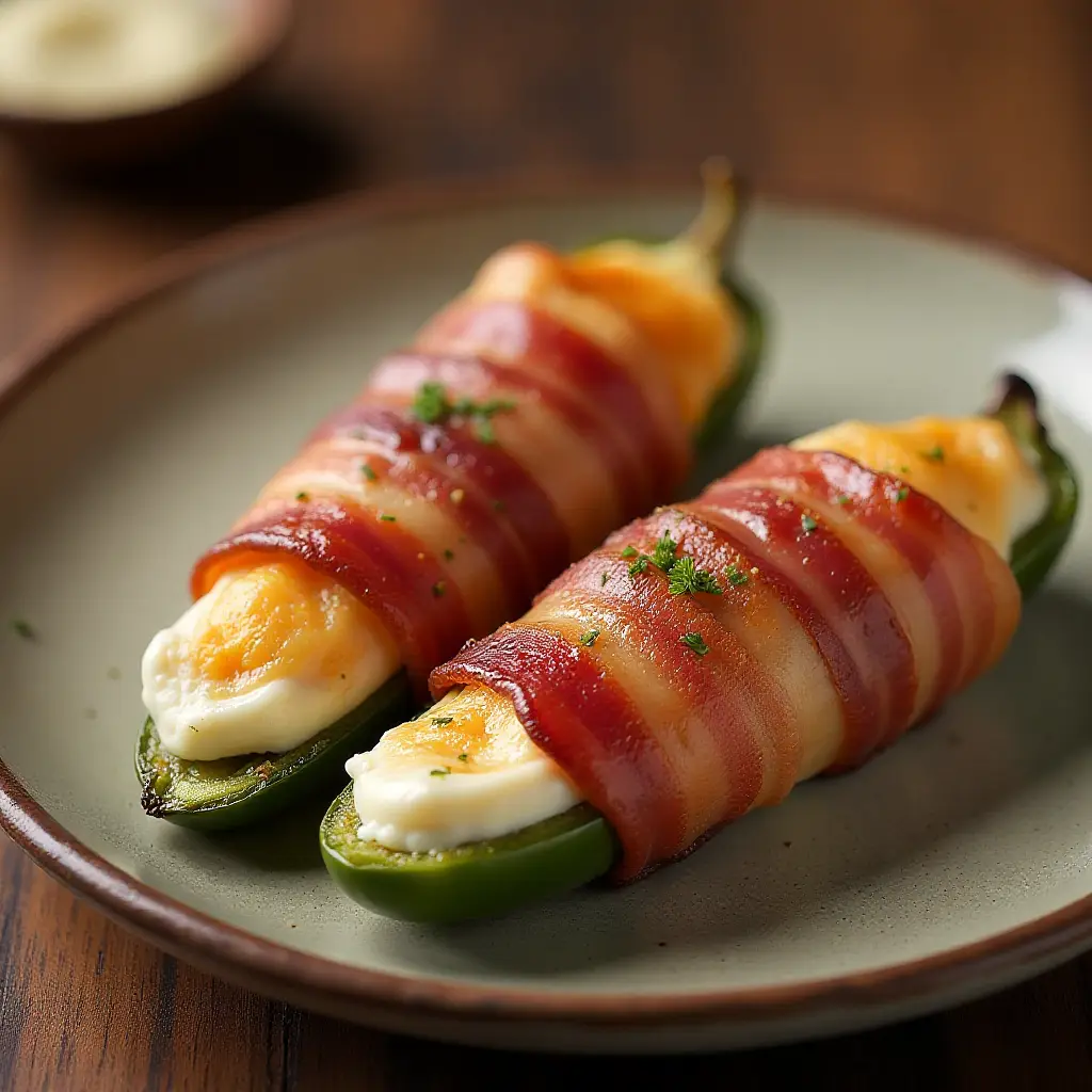 Baked Bacon Jalapeno Wraps