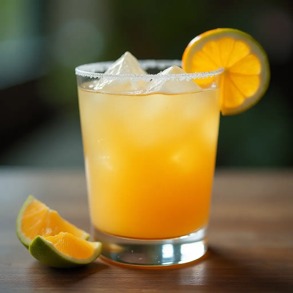 Italian Amaretto Margaritas On the Rocks
