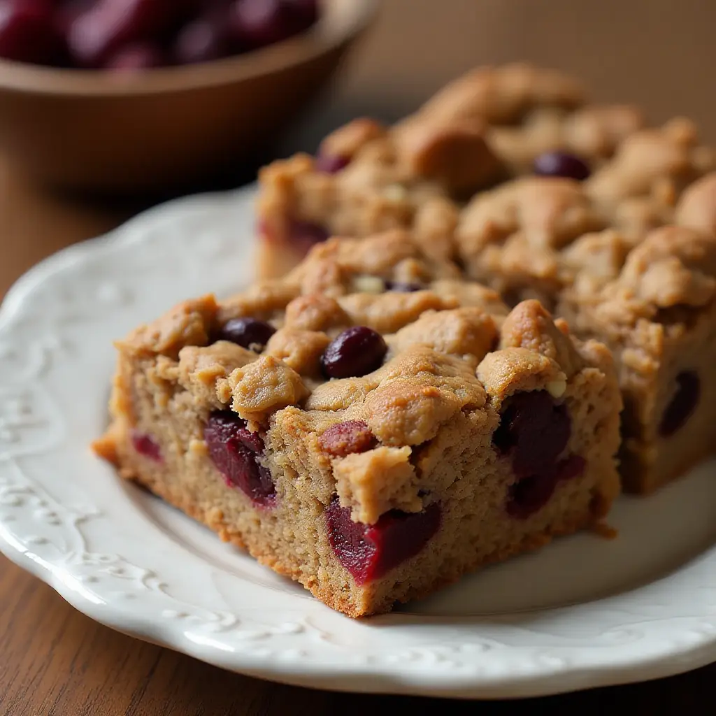 Cranberry Nut Oatmeal Granola Bars