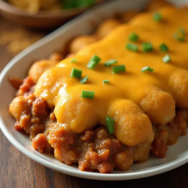 Fiesta Tater Tot Casserole