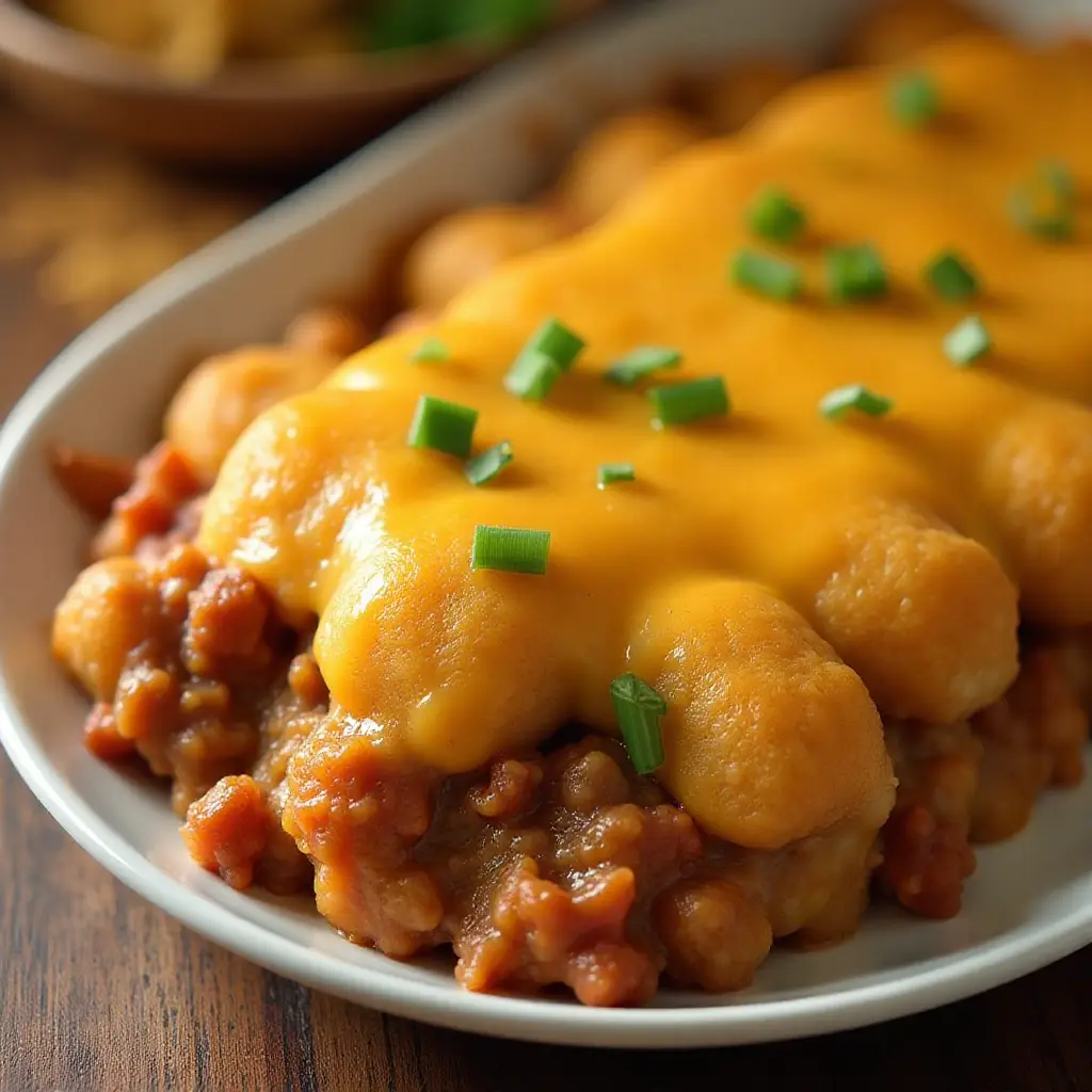 Fiesta Tater Tot Casserole