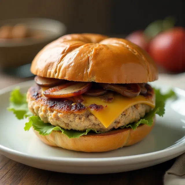 Easy Baked Ground Chicken Burgers