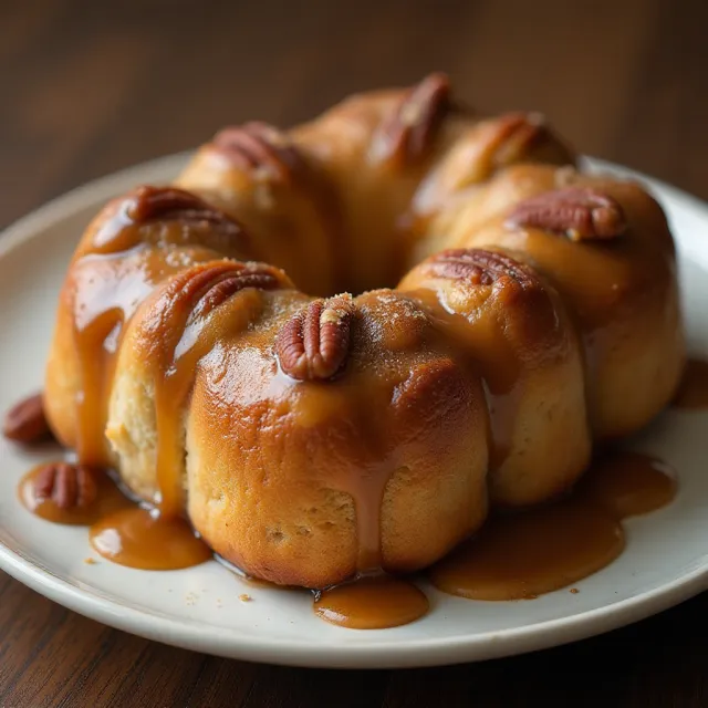 Bananas Foster Monkey Bread