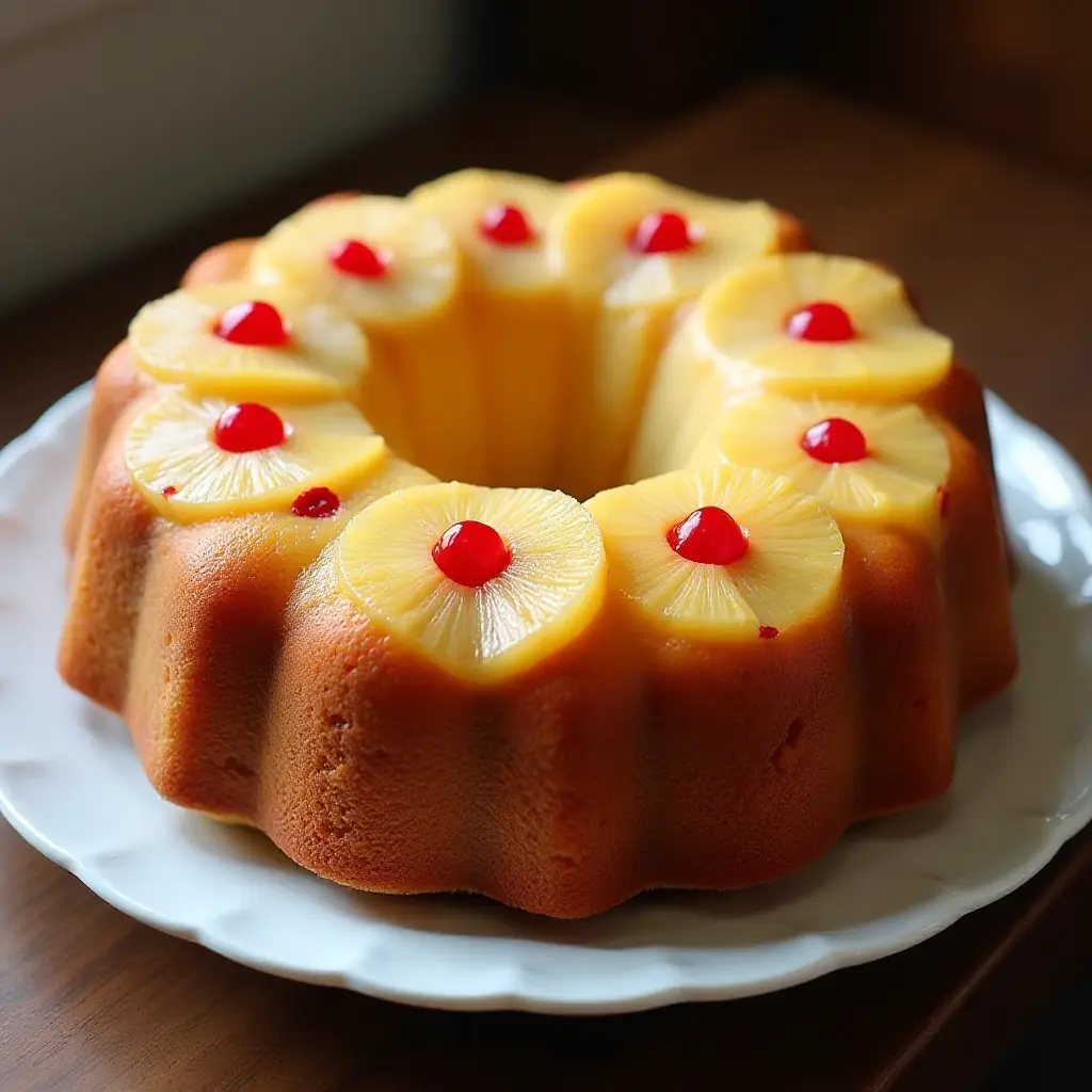Pineapple Upside-Down Pound Cake