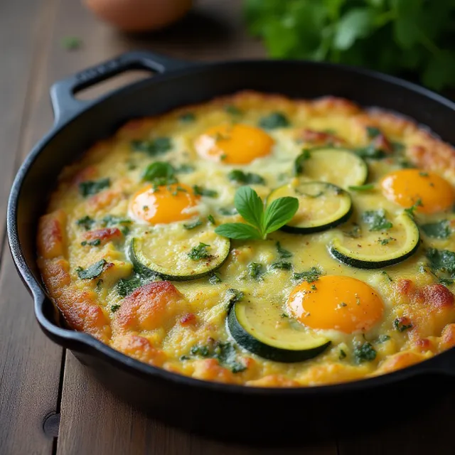 Potato and Zucchini Frittata