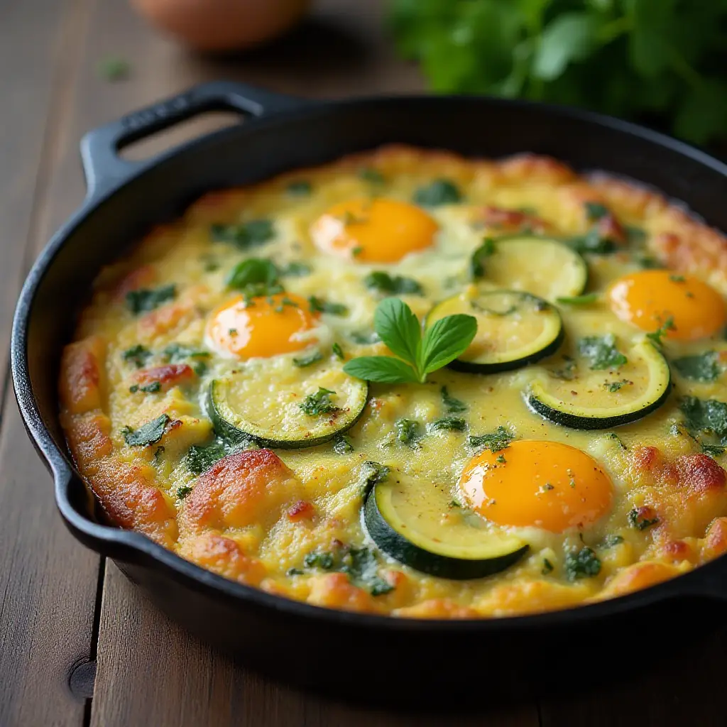 Potato and Zucchini Frittata