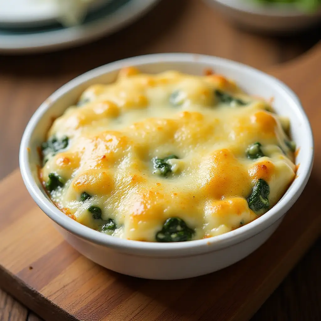 Healthier Hot Artichoke and Spinach Dip II