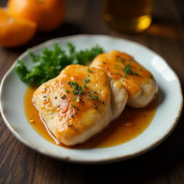 Wild Goose Breasts with Orange Glaze