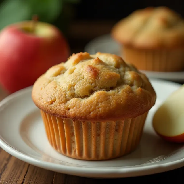 Apple Cinnamon Zucchini Muffins