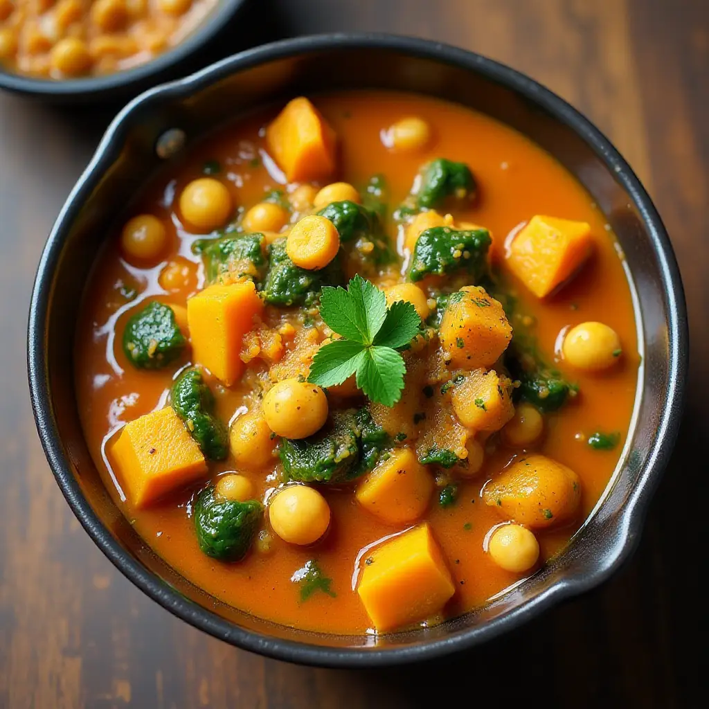 Vegan Sweet Potato Chickpea Curry