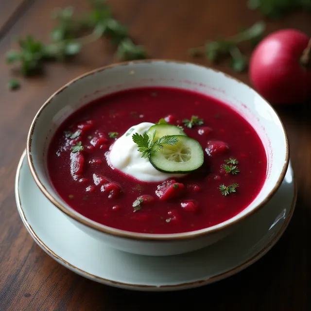 Cold Russian Borscht