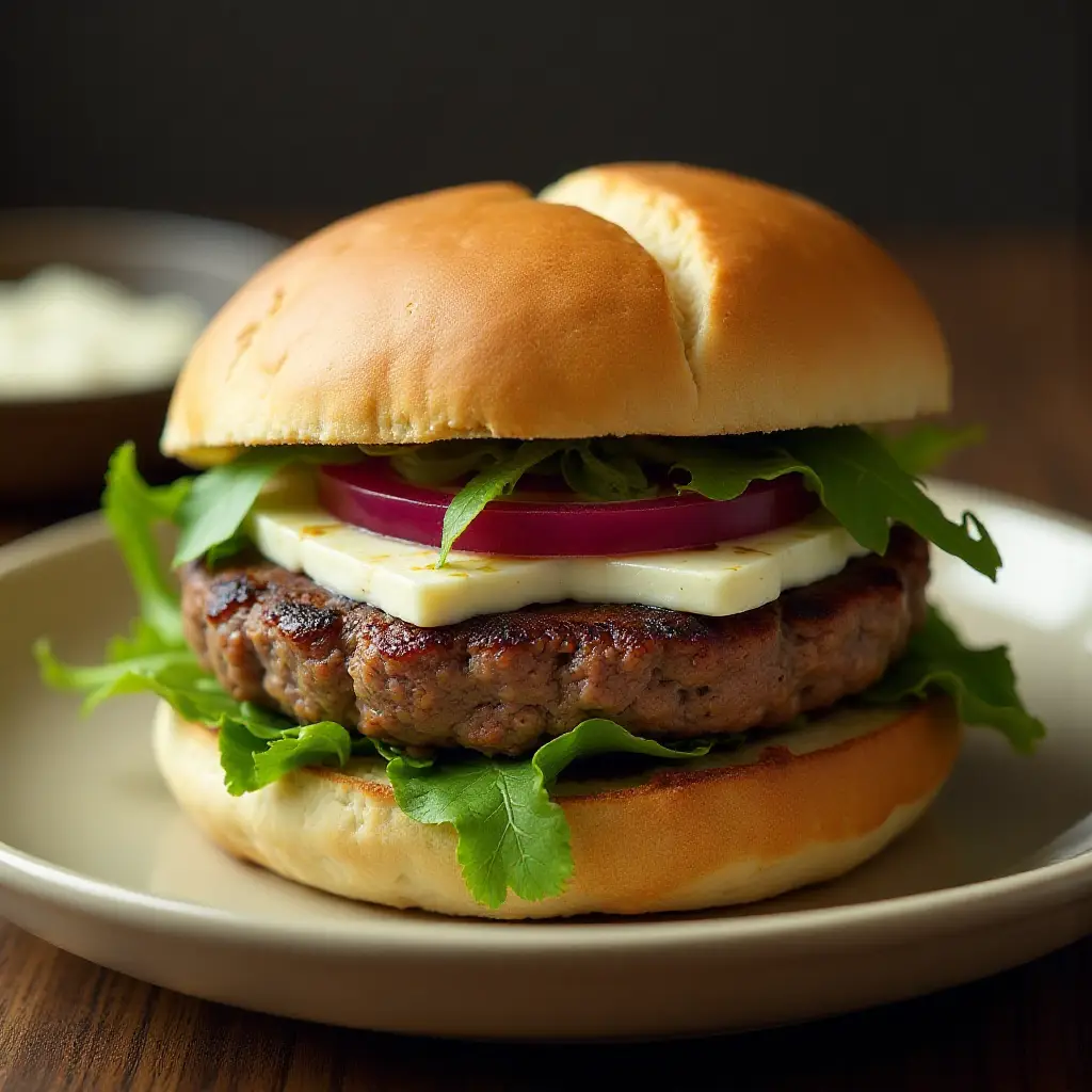 Mediterranean Lamb Burgers