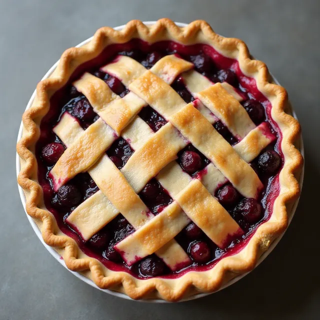 Cherry-Berry Pie with Whole Wheat Pie Crust