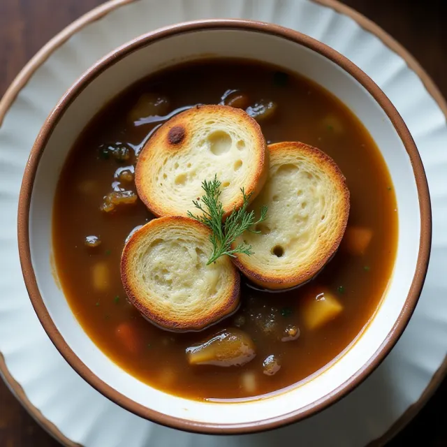 Vegetarian French Onion Soup