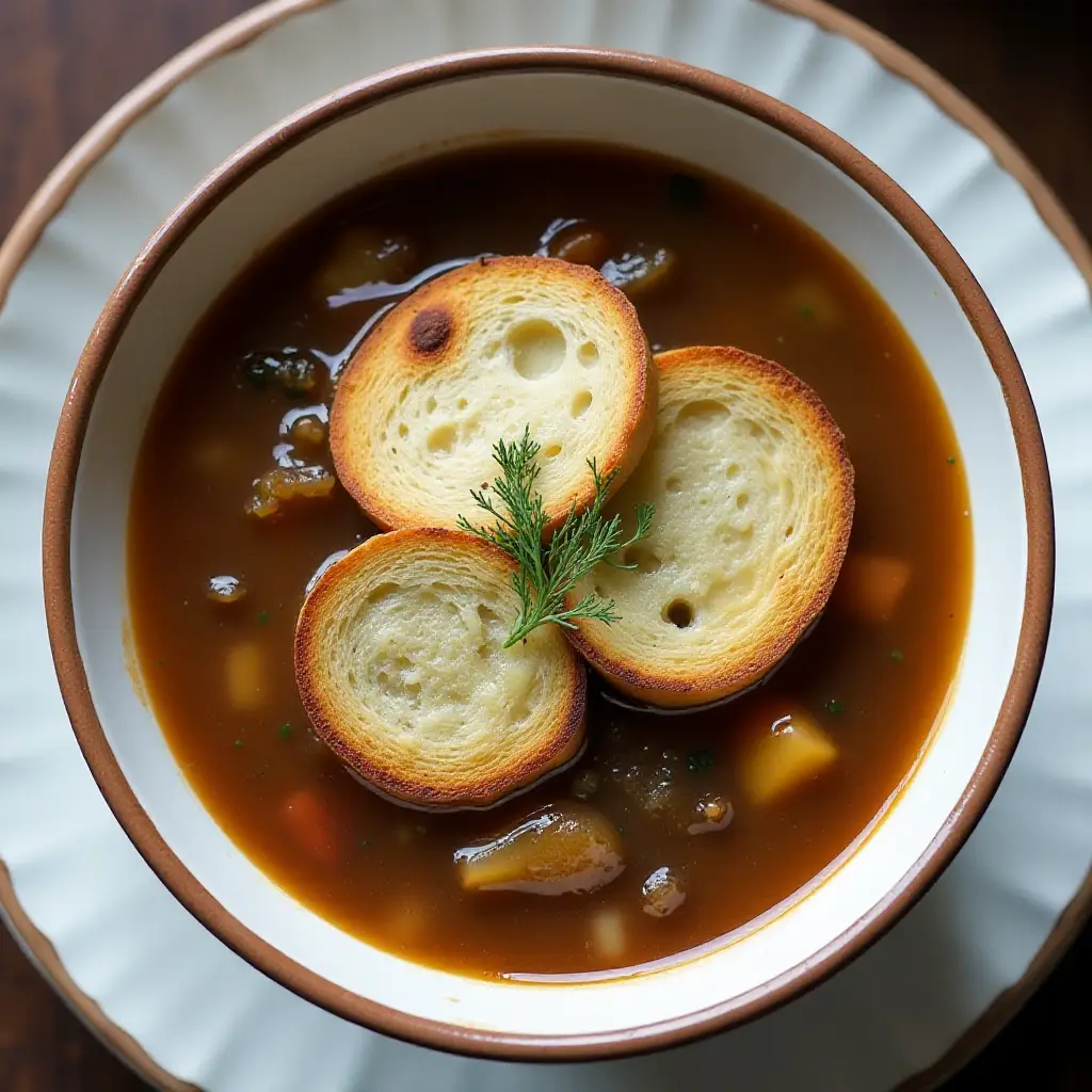 Vegetarian French Onion Soup