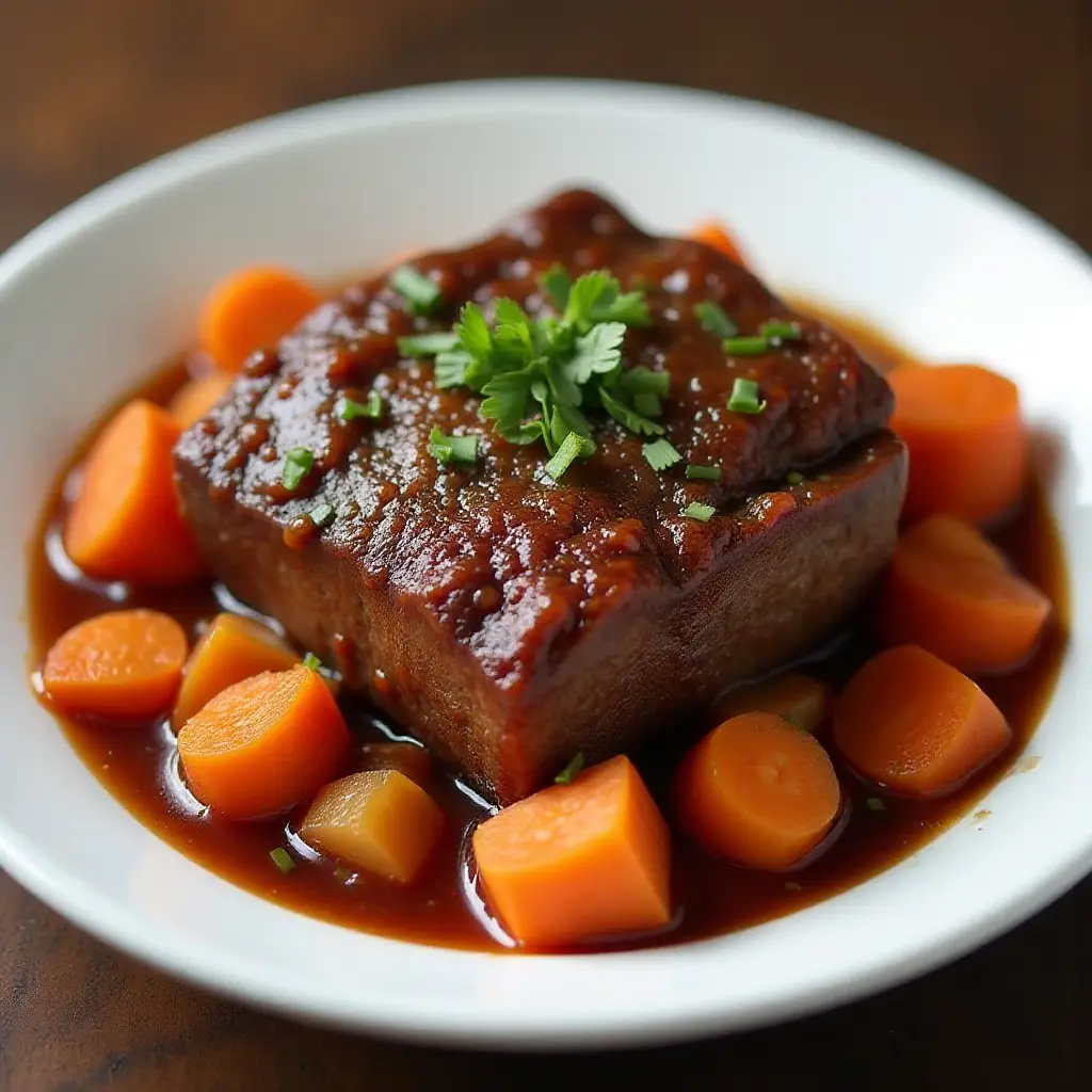 Barbeque Style Braised Short Ribs