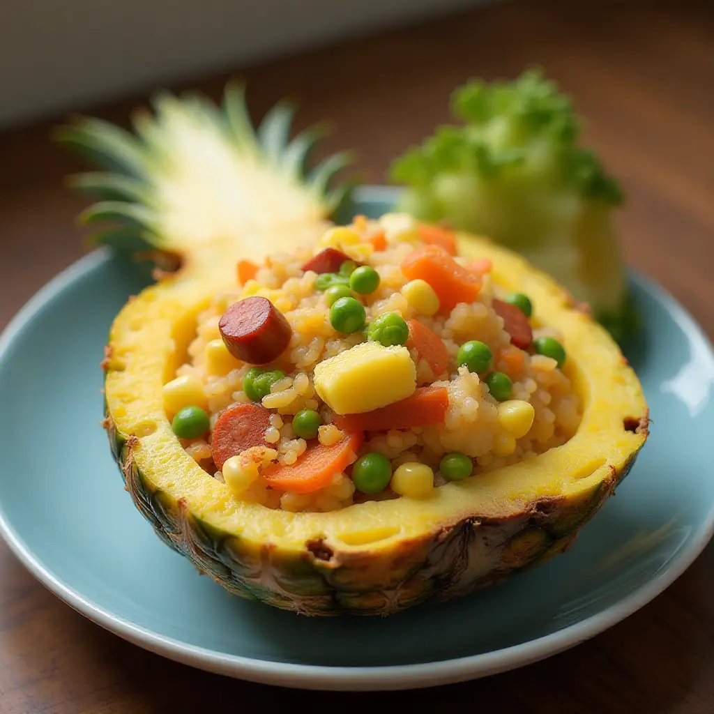 Pineapple Baked Rice