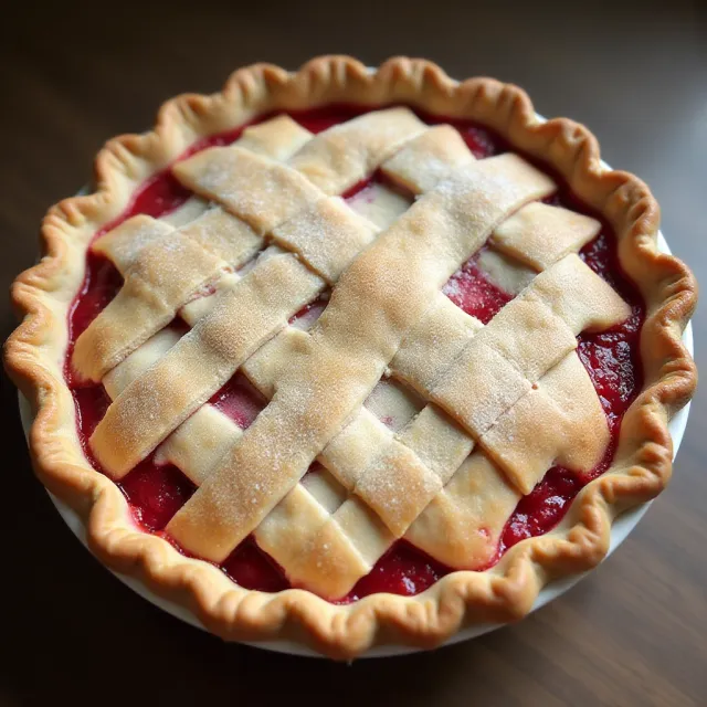 Zendea's Strawberry Rhubarb Pie