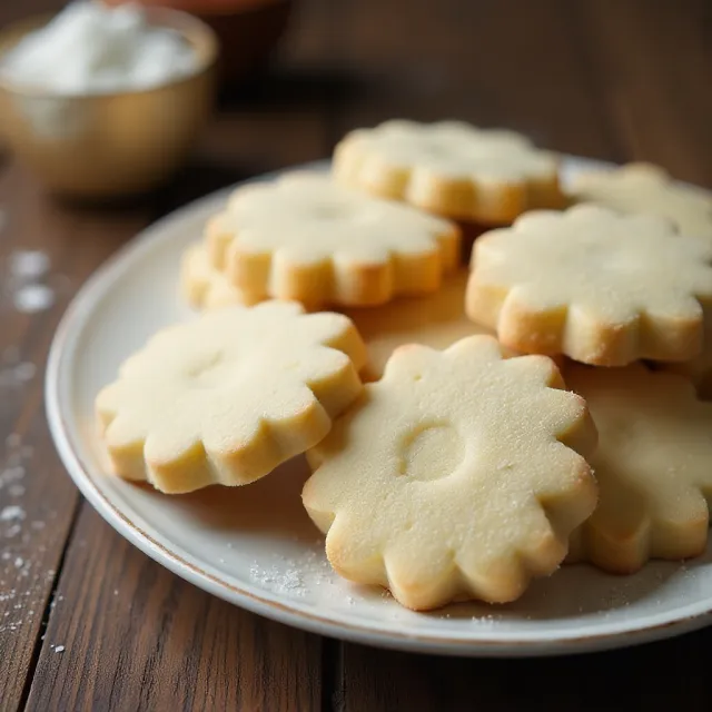 Almond Shortbread Cookies