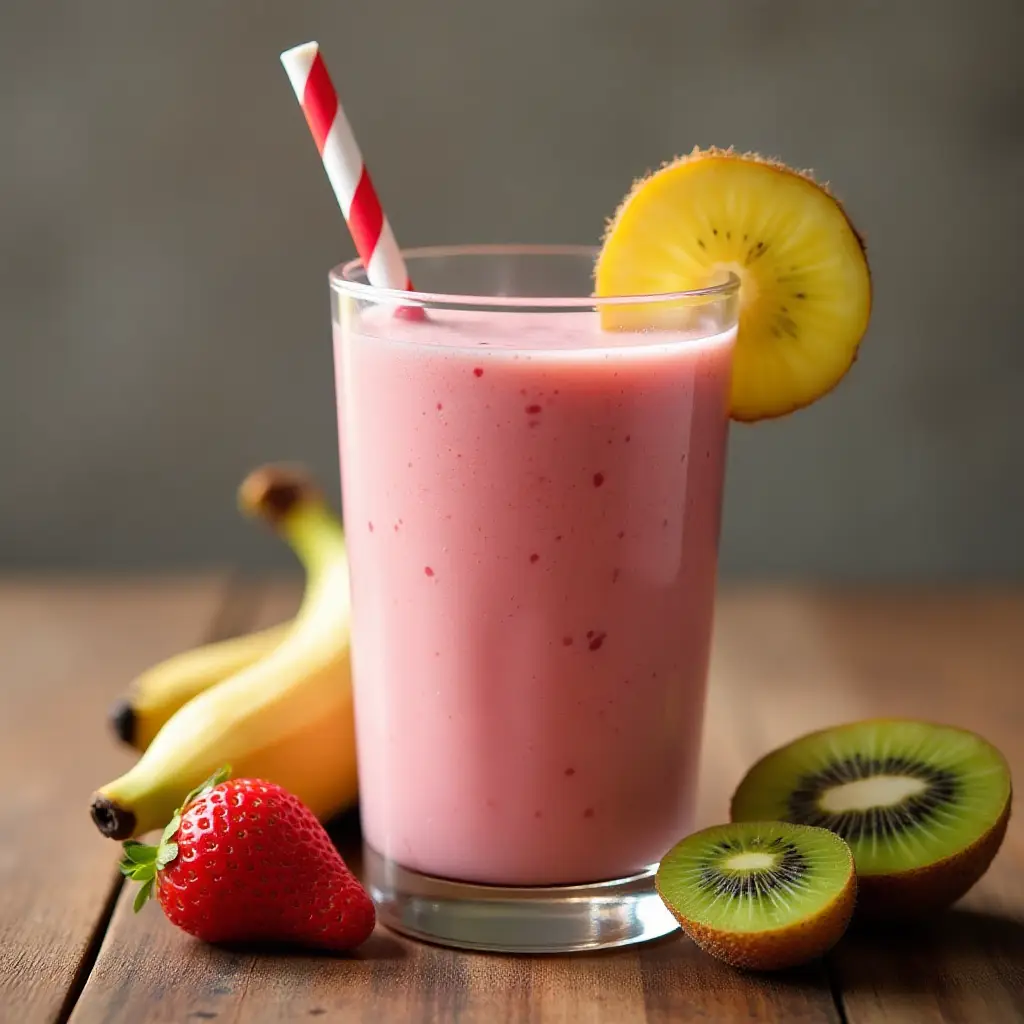 Kiwi Strawberry Smoothie