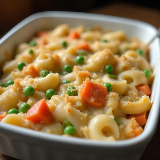 Chicken Pot Pie Pasta Bake