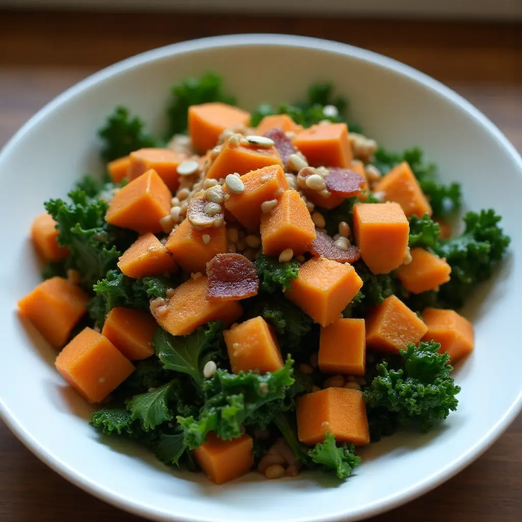Kale Sweet Potato Salad