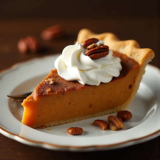 Sweet Potato Pie with Pecans
