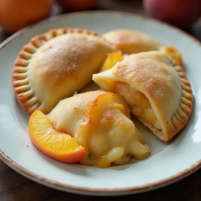 Fresh Peach Empanadas