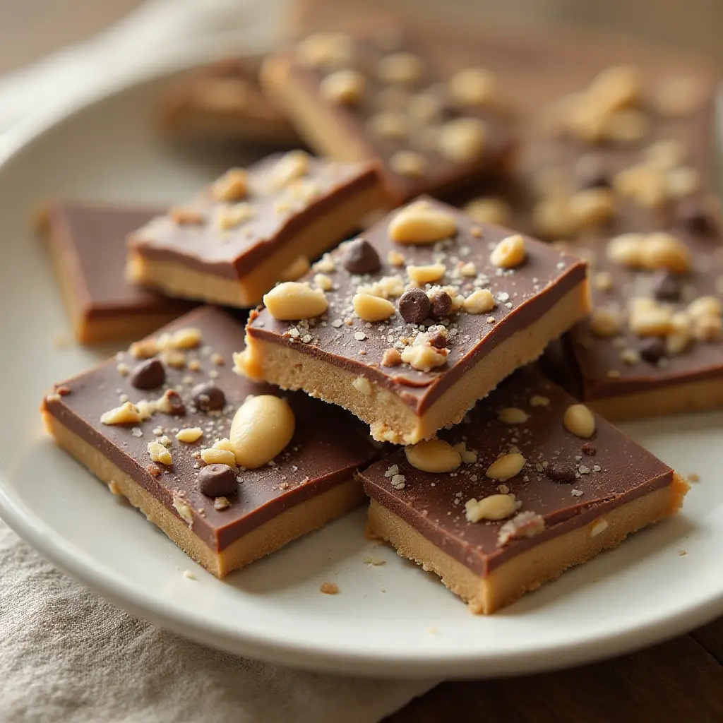 Easy Cashew Sea Salt Toffee