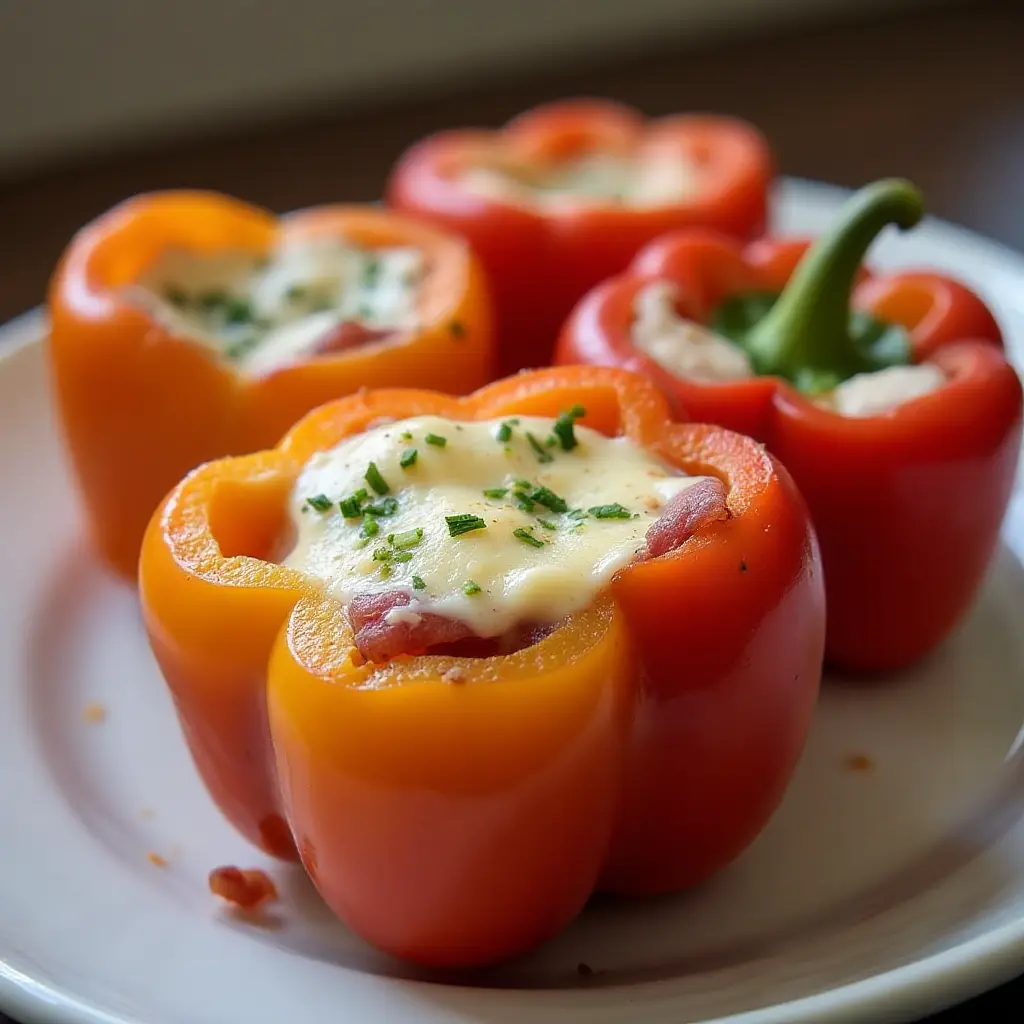 Air Fryer Stuffed Mini Peppers
