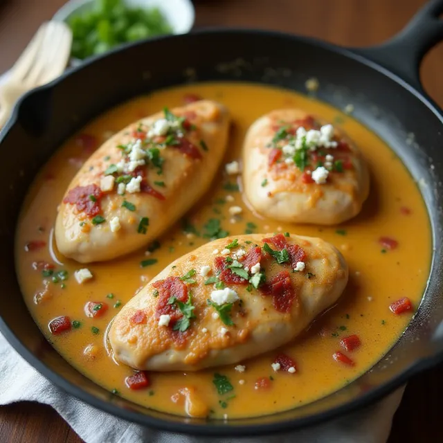 Creamy Banana Pepper Bacon Chicken