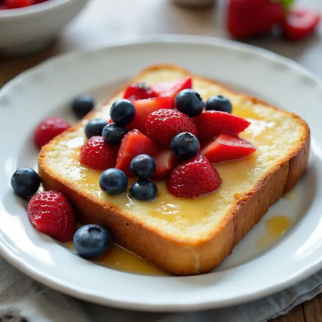 Baked Yogurt Custard Toast