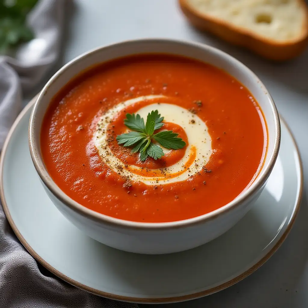 Cottage Cheese Tomato Soup