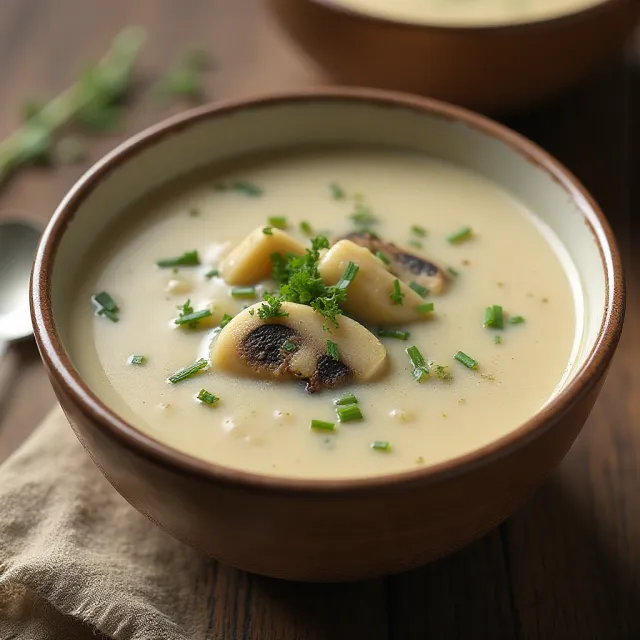 Rich Cream of Mushroom Soup