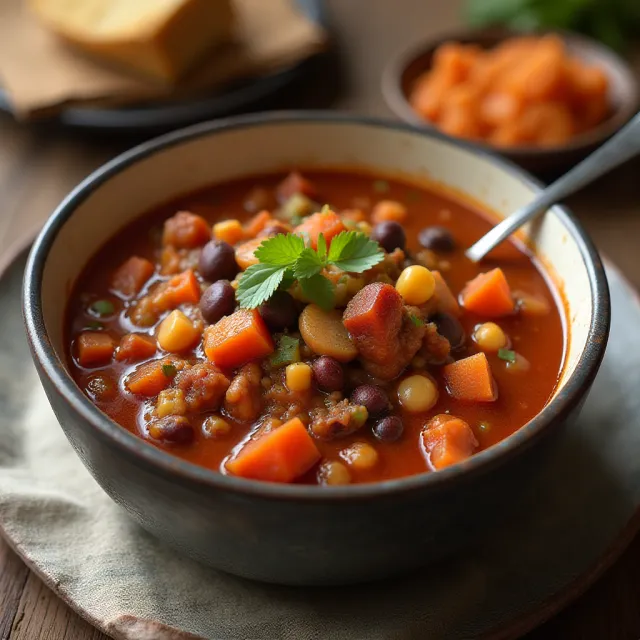 Incredibly Easy Vegetarian Chili